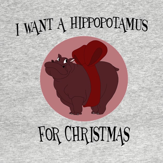 Hippopotamus for Christmas by HyzenthlayRose